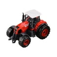 thumbnail image 2 of Ensemble de Jeu Petit Tracteur Enfants Mini Tracteur Décoration de Bureau Simulation Réaliste Rouge, 2 of 9
