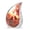 Cardinal bird-2, variant on VALERASH Cardinal Bird Teardrop Urn - Cremation Urn for Ashes Adult Male & Female 10 Inch Large Red Bird Urns for Mother & Father- 10 Inch