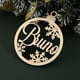 thumbnail image 3 of 12 bolas navideñas de terciopelo, adornos de bolas de plástico flocado para árbol, adornos colgantes decorativos para Navidad, decoración para árbol de Navidad, 3 of 5
