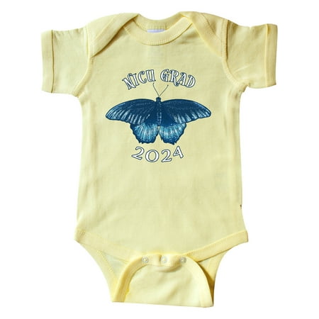 

Inktastic NICU Grad 2024 with Blue Butterfly Gift Baby Boy or Baby Girl Bodysuit