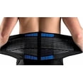 thumbnail image 1 of Faja lumbar AMZSTAR de neopreno de lujo con doble tracción y cinturón de soporte para la cintura para aliviar el dolor de espalda y hernia discal (talla mediana/28-32), 1 of 5