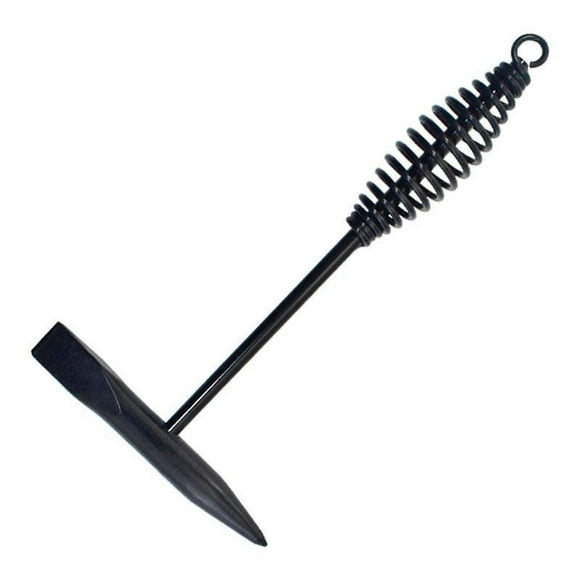 Welding Slag Chipping Hammer Spring Handle Rust Remover Tool with Ergonomic Grip, Forged Carbon Steel Head, Workshop & Industrial Use
