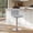 Light Gray, variant on Yaheetech PU Leather Height Adjustable Bar Stool with Backrest and No Arms, Black