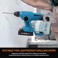 thumbnail image 2 of HILDA Rechargeable Electric Hammer Electric Impact Drill Wall Drilling Tools Set, EU Plug Charger +, 2 of 5