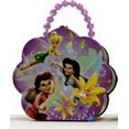thumbnail image 5 of Tinkerbell Tin Box Carry All Flower Shaped Unisex Child Tote Purse Handbag Purple., 5 of 5