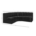 thumbnail image 5 of Bowery Hill Contemporary Black Boucle Fabric Modular Sectional, 5 of 8