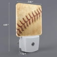 thumbnail image 2 of Uemuo Vintage Baseball Night Light, Night Lights Plug into Wall, Dusk to Dawn Sensor Warm White Led Night Light 0.5W-EU, 2 of 9