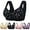Black, variant on Daisy Bras for Women, 2025 New Daisy Bra for Seniors Front Closure No Underwire Wireless Snap Closing Bra