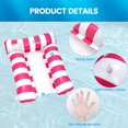 thumbnail image 3 of Hamaca para piscina Tiwisses 4 en 1 de Pool Floats con malla inferior, paquete de 2, 3 of 7