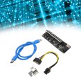 thumbnail image 4 of PCIE Riser Riser Cable 8 FP Capacitores de larga duración para Win XP para Win 7 para Win10, 4 of 8