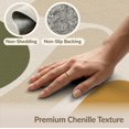 thumbnail image 6 of ODIKA 5'x7' Washable Area Rug Earthy Tones Abstract Geometric Shapes Design Contemporary Artistic with Motifs for Small Living Room, Bedroom, Easy Care, Non-Shedding, Pet Friendly, 6 of 7
