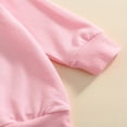 thumbnail image 6 of FNNMNNR Baby Bro Sister Matching Clothes Children Letter Printed Sweatshirt Casual Round Neck Long Sleeve Loose Pullover Sweater, 6 of 8