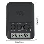 Homelife Learning Timer for Studying Countdown Date Timer Beep Light Timer Clock Multi-Function Electronic Clock Timers Cute Digital Timer for Gym Break Time Cooking Meeting
