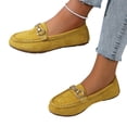 thumbnail image 4 of Willtoo Women Faux Suede Loafers Slip On Soft Comfort Round Toe Moccasin Shoes Spring Fall Casual Flats for Daily Wear, 4 of 5