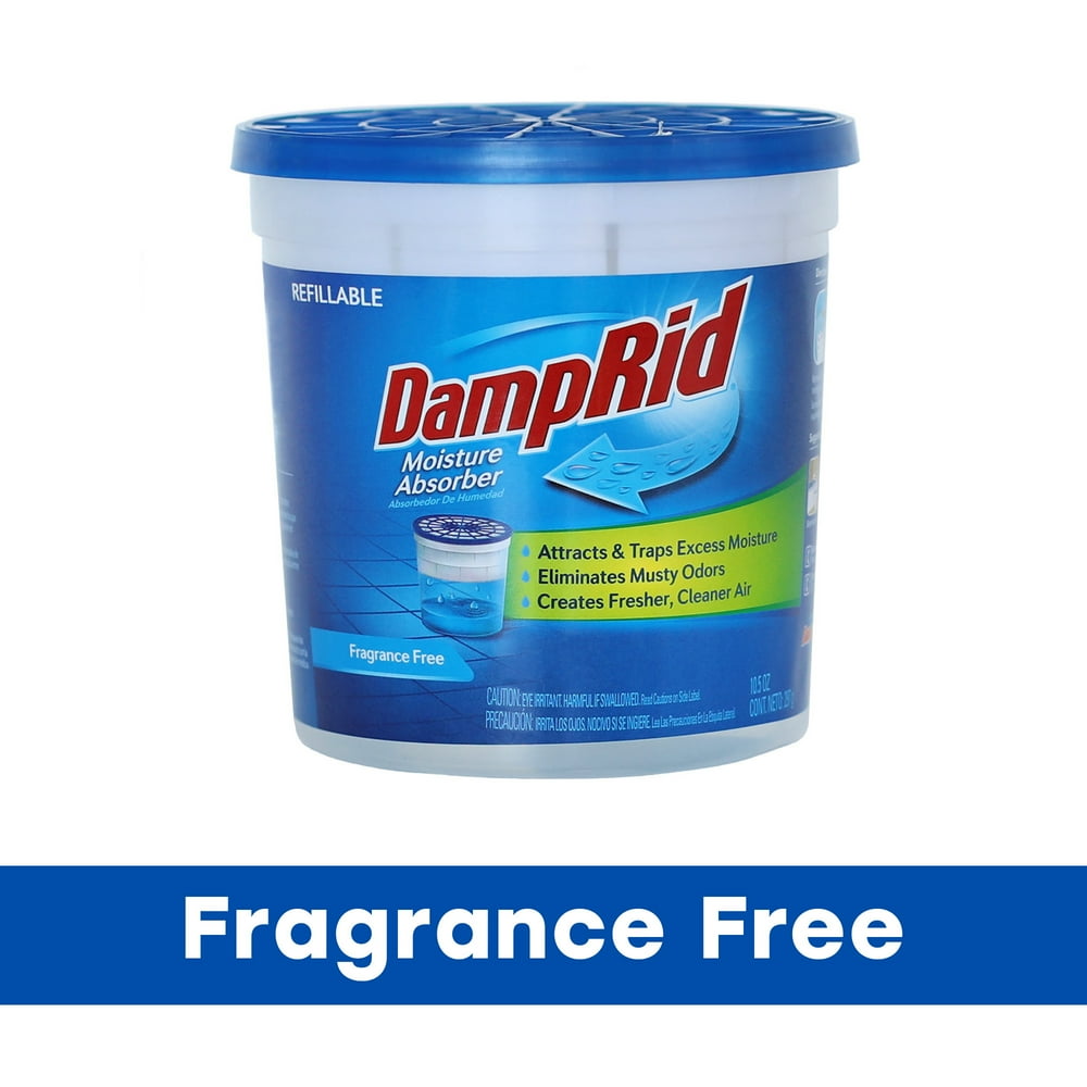 DampRid Fragrance Free 10.5 oz. Refillable Moisture Absorber Walmart