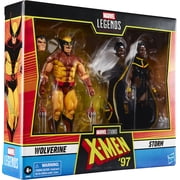 Marvel Legends Series Wolverine and Storm, X-Men 97, 6-Inch Action Figures