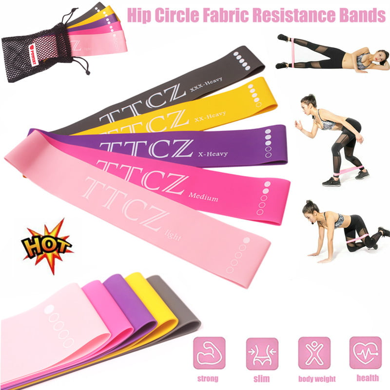 Resistance Bands Loop Exercise Rubber Gym Yoga Elastic Band Fitness Training 