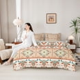 thumbnail image 4 of Erosebridal Western Aztec Geometric 7 Pieces Bedding Comforter Set,Bohemian Exotic Style Full Bedding Set For Adult,Reversible, 4 of 7