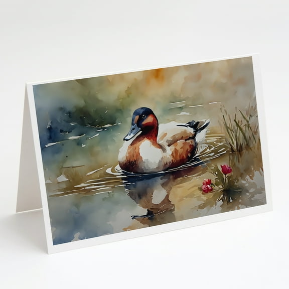 Canvasback Greeting Cards Pack of 8 7 in x 5 in