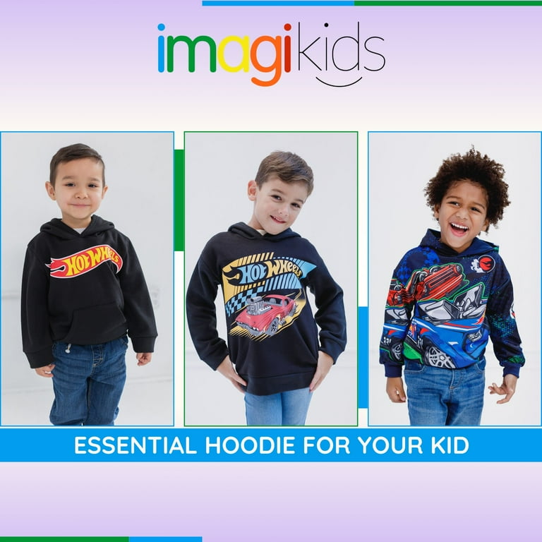 Hot Wheels Fleece Pullover Hoodie for Toddlers photo 3
