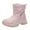 TB-Pink, variant on Gvdentm Kids Snow Boot Waterproof Lightweight Kid Snow Boots with Outdoor Winter Boots Kids Blue,2.5