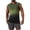Army Green, variant on Mens Compression Shirt Sleeveless Gradient Printed Basketball Football Baseball Undershirt Quick Dry Kids Athletic Tank Tops,White(XXL)
