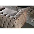 thumbnail image 5 of Enza Home Sirona Contemporary Wood & Fabric Sofa in Dark Taupe Brown, 5 of 7