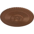 thumbnail image 3 of 41"OD x 1 5/8"P Nexus Ceiling Medallion (Fits Canopies up to 7 1/4"), Hand-Painted Polished Copper, 3 of 6