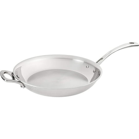 Cuisinart French Classic Tri-Ply Stainless 12-Inch Fry Pan with Helper