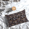 thumbnail image 5 of Pofeuu Daisies Flowers Print Polyester Microfiber Plush Pillowcases, Super Soft and Cozy Pillow Case Covers with Envelop Closure（Pillow core not included）-14"x20", 5 of 6