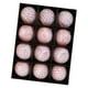 thumbnail image 3 of 12 piezas de adornos navideños de bolas de 8 cm multiusos rústicos para decorar resistentes Rojo Blanco, 3 of 9