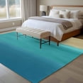 thumbnail image 4 of 5'x7' Area Rugs, Teal Blue Ombre Indoor Outdoor Area Rug for Living Room Bedroom, Modern Abstract Gradient Art Washable Bathroom Rugs Kitchen Floor Carpet Mats Home Decor Aesthetic, 4 of 8