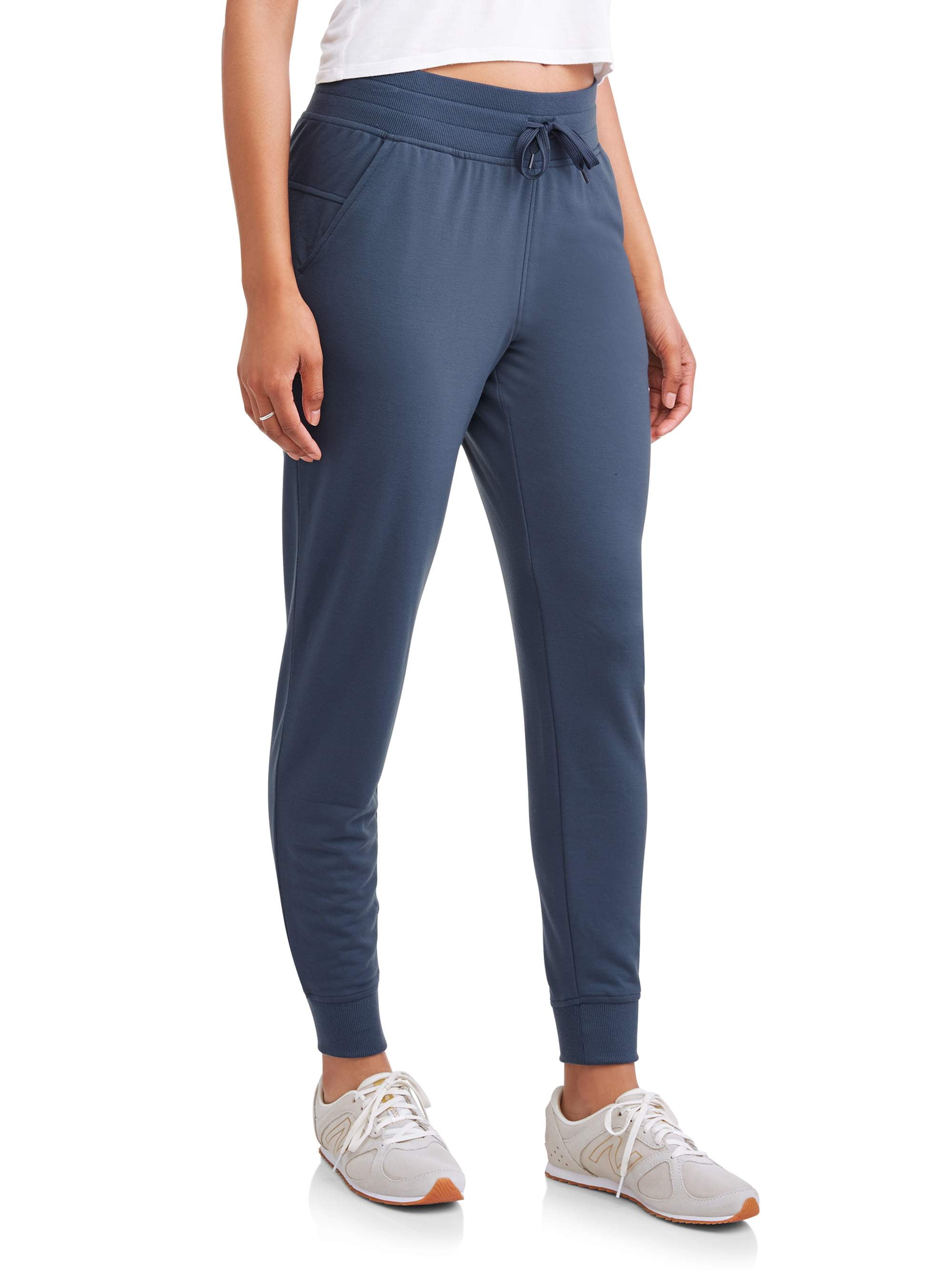 Avia Women's Core Athleisure Fleece Jogger Pant With Front Pockets ...