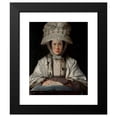 thumbnail image 2 of Tilly Kettle 20x23 Black Modern Framed Museum Art Print Titled - Portrait of Anne Howard-Vyse (1780), 2 of 5