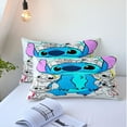 thumbnail image 4 of Stitch Bedding Duvet Cover, Anime Bedding Sets, 3D Printed Lightweight 3 Pieces Comforter Cover Sets with 1 Duvet Cover and 2 Pillow Pillowcases for Kids, 4 of 7