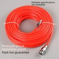 thumbnail image 1 of Tuyau Compresseur d'Air Droit 20m Rouge EVA, 8*5mm ID/OD, Tube Pneumatique Résistant à Haute Pression avec Raccords Rapides pour Cloueuses d'Air, Outils Pneumatiques et Applications Industrielles – Durable, Compact, 1 of 5