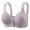 Light Gray, variant on KHONTS Daisy Bras for Seniors Women Front Closure Full Coverage Padded Bras Push up Bra Comfortable Everyday Bralettes Pink 46
