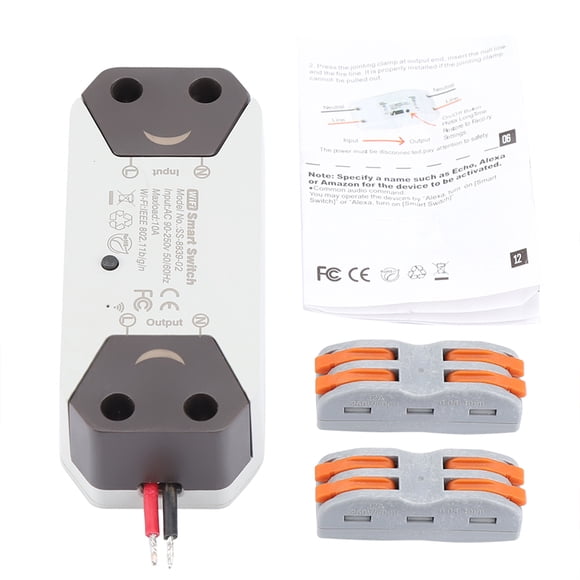 Oubit Remote Control Workswith Alexa Google Home,DIY WiFi Smart Light Smart Light Switch Wi Fi Smart Light Switch Professionally Tested