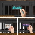 thumbnail image 3 of POAO 41"Heavy Duty Dog Crate Furniture with Name Tag,Chew Proof Prevent Escape for High Anxiety Dogs, Indoor Indestructible Dog Kennel ,Brown, 3 of 10