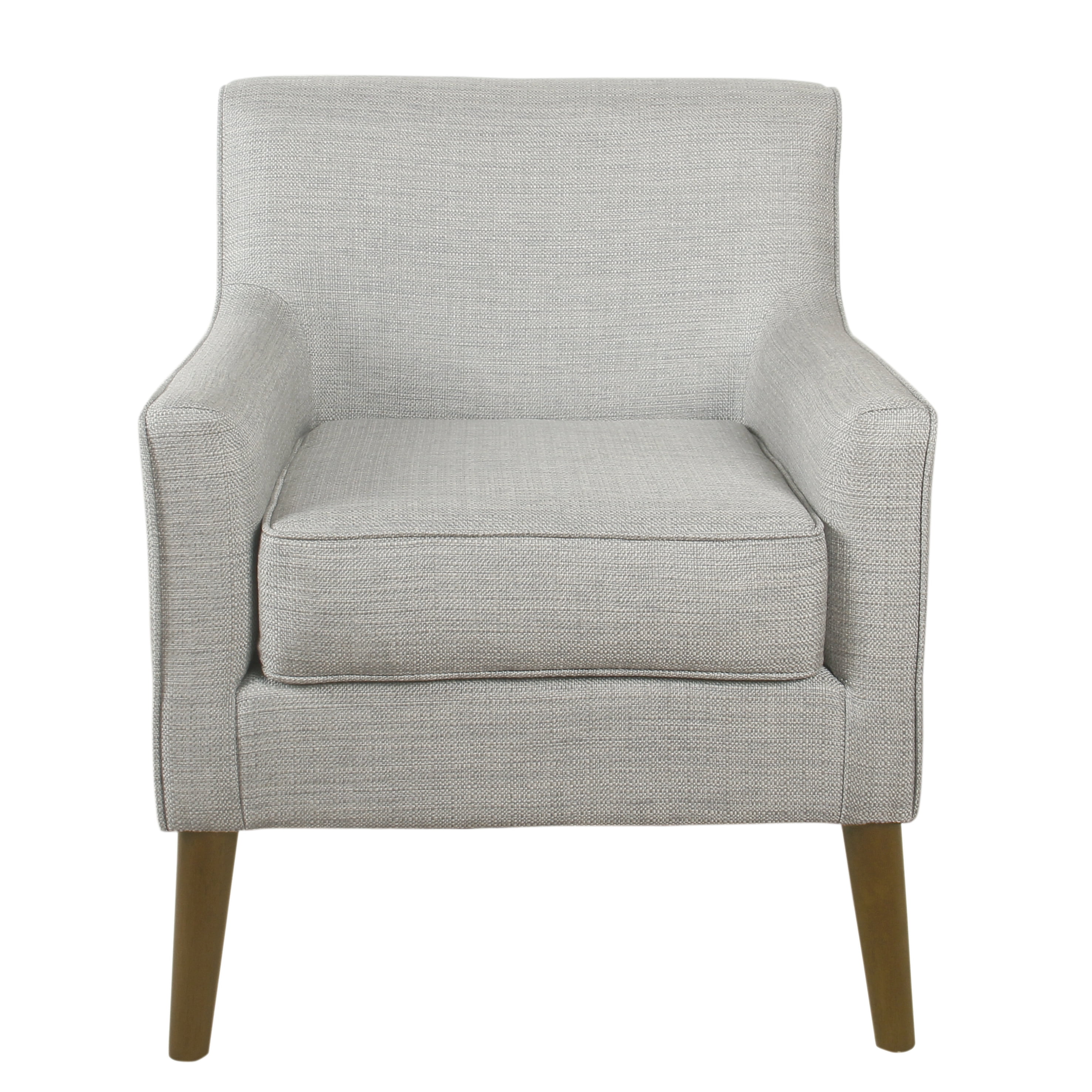 Homepop Davis MidCentury Accent Chair, Gray Fabric
