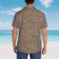 thumbnail image 6 of Daiia Leopard Print-2 Hawaiian Shirt for Men Gentle Cotton Regular Short Sleeve Casual-Large, 6 of 9