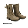 thumbnail image 2 of DREAM PAIRS Women's Ankle Boots Winter Lace up Mid Calf Military Combat Bootie, 2 of 7