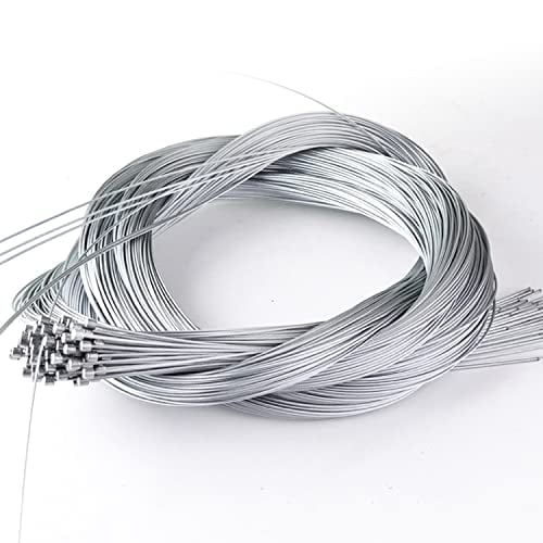 10 Pcs Stainless Steel Shifter Cable,Bike Derailleur Cable 2M Length Replaceable Derailleur Cables MTB Shifter Cable Set
