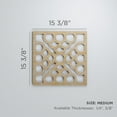 thumbnail image 3 of Ekena Millwork 15 3/8"W x 15 3/8"H x 1/4"T Medium Harlingen Decorative Fretwork Wood Wall Panels, Wood (Paint Grade), 3 of 18