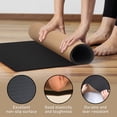 thumbnail image 4 of HSUURY Yoga Mat Cork Resists Germs and Odor Non-Toxic TPE Rubber Backing for for Men/Women/Kid Pilates, Gym and Exercise, Yoga Mat Strap Included, 4 of 6
