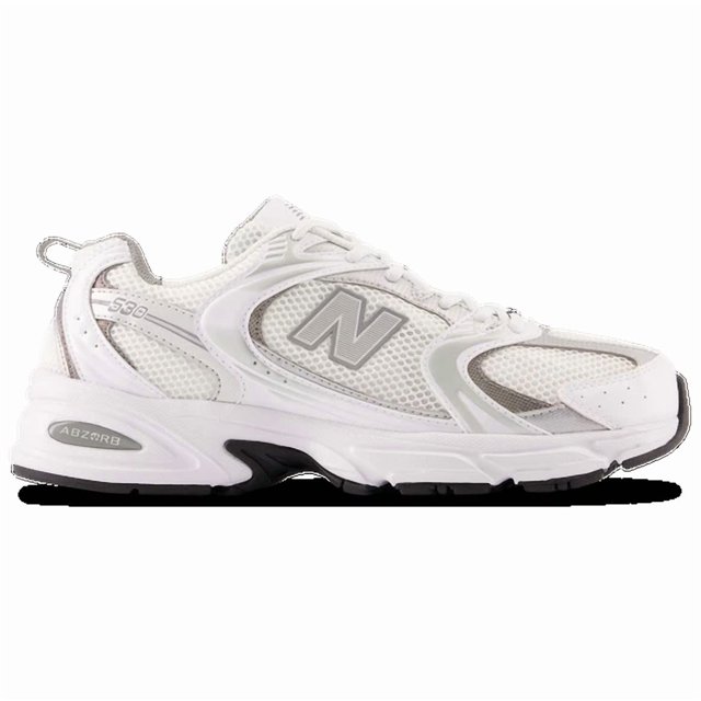 New Balance 530 Retro White-Silver-Grey Running Shoes Men's MR530AD