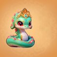 thumbnail image 5 of Fiudx Figuras Del Año de La Serpiente, Símbolo de Suerte y Prosperidad, Exquisita Decoración Artesanal para El Coche y El Hogar, Estatua de Serpiente Única, Regalo Del Año Nuevo Chino, Celebración de, 5 of 5