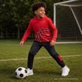 thumbnail image 3 of RBX Boys Jogger Set - Thermal Sports Hoodie and Tricot Joggers Athletic Outfit Set 4 Piece, 3 of 7