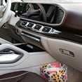thumbnail image 7 of Round Car Trash Can 7×5.9in Waterproof, Durable, Not Easy To Fade, Easy To Install And Disassemble To Prevent Interior Pollution Leopard Print Pattern Rainbow_1, 7 of 7