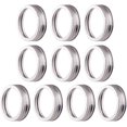 thumbnail image 1 of WANNGWE 10 Pcs/Set Wide Mouth Jar Lids Metal Jar Rings Suitable For Canning Jar Lids Replacement Storage Solid Caps Die Cuts Words Of Faith U25310-4096, 1 of 8